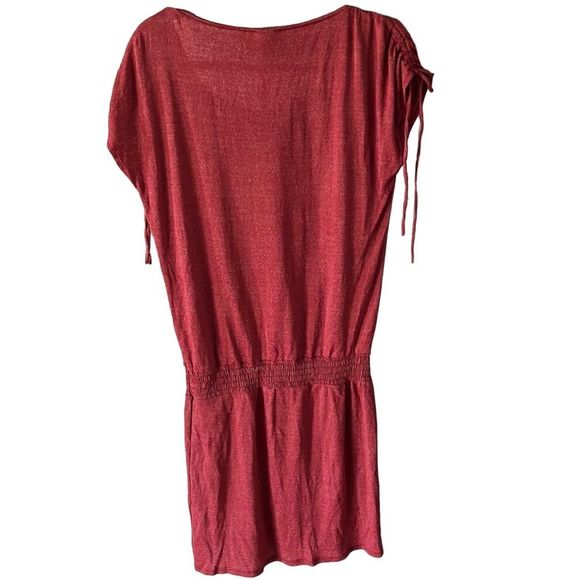 Michael Stars Gathered Waist Mini Dress Size OS Fits Most - Picture 3 of 9